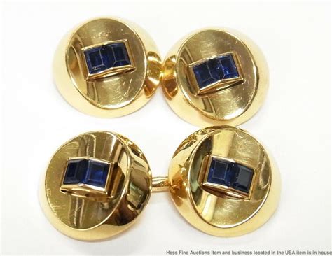 genuine cartier cufflinks